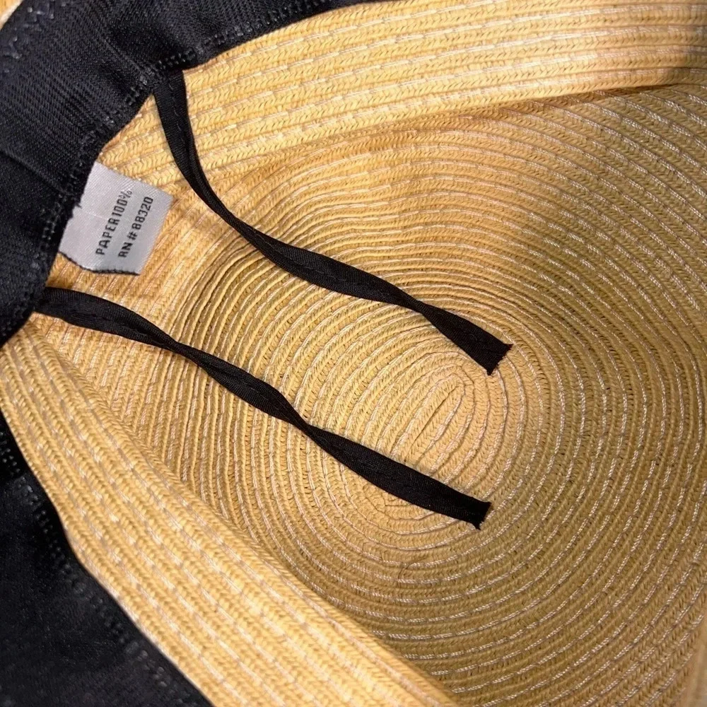 C.C.Creations, Hello Sunshine wide brim paper‎ hat with adjustable drawstring